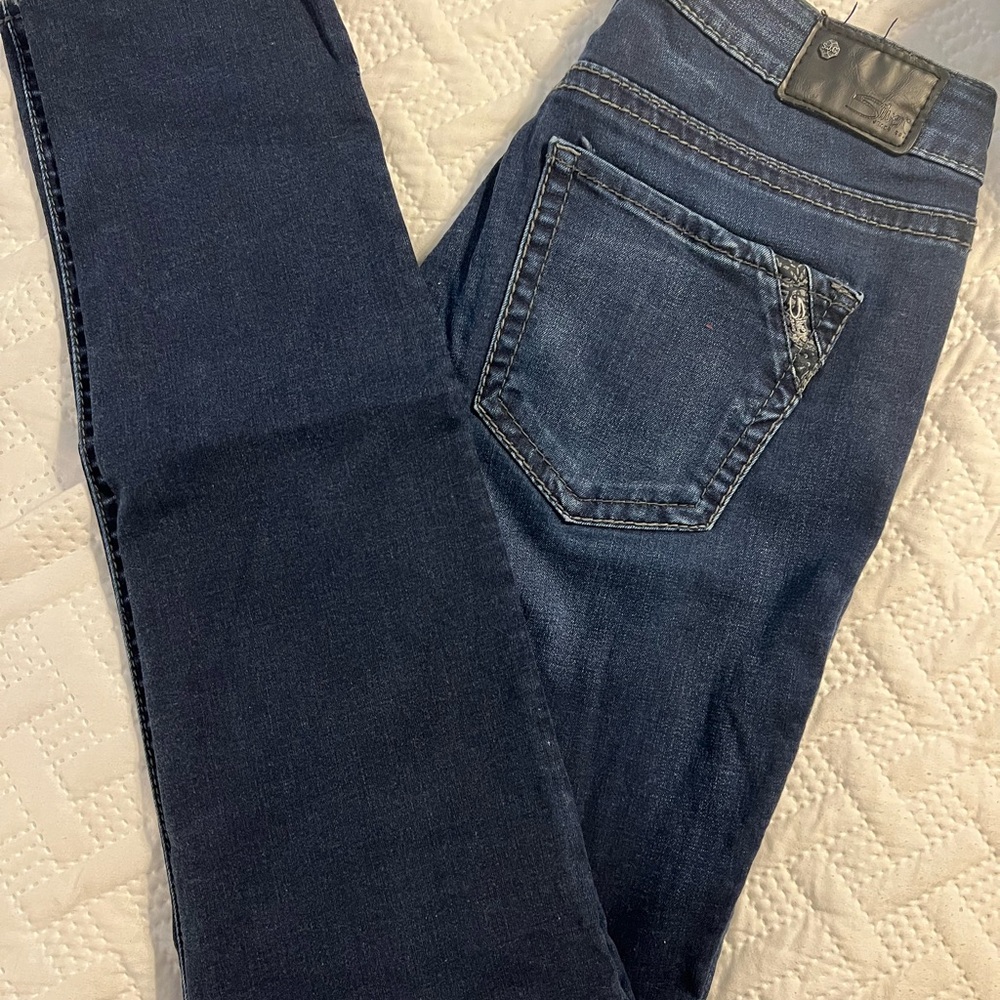 Silver Jeans Dark Blue Women's Skinny Jeans
